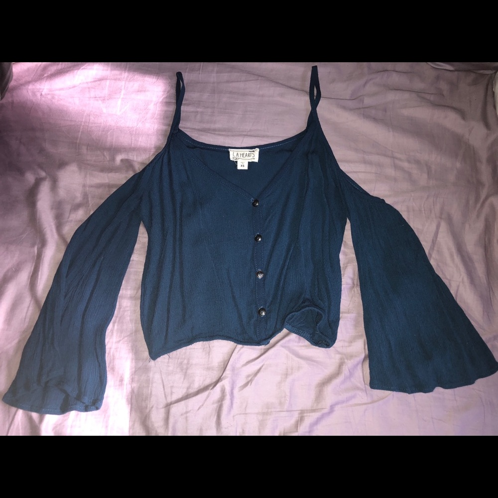 PacSun Long Sleeve Crop Top